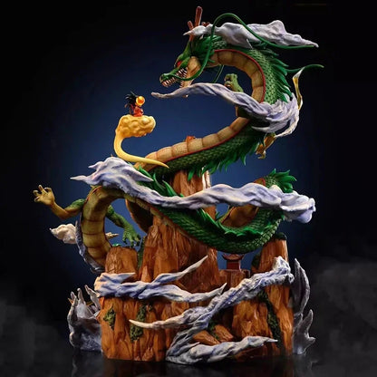 Figurine Dragon Ball Z "Shenron et Goku" 20cm