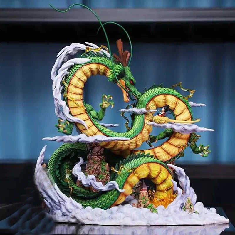 Figurine Dragon Ball Z "Shenron et Goku" 45cm