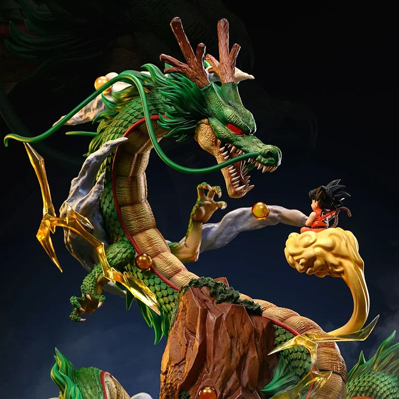 Figurine Dragon Ball Z "Shenron et Goku" 20cm